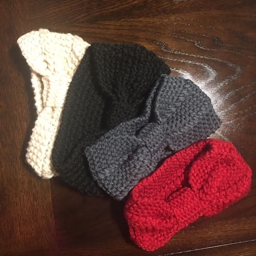SALE! Knot Headwrap In 4 Winter Colors
